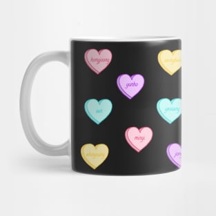 Aesthetic Ateez Loveheart Stickers Mug